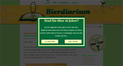 Desktop Screenshot of bierdiarium.de